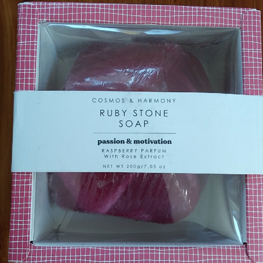 Ruby Stone Soap - Pink